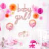 Ballon - Folie - Girl - Rosa/Guld - Image 3