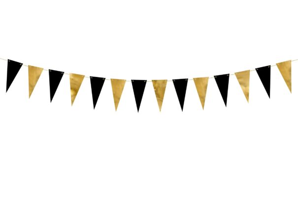 Banner - Sort/Guld