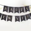 Nytår - Banner - Happy New Year - Sort & Guld - Image 4
