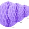 Honeycomb Ball - Lilla - 20 cm. - Image 2