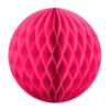 Honeycomb Ball - Mørk Pink - 10 cm.