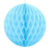Honeycomb Ball - Himmelblå - 30 cm.