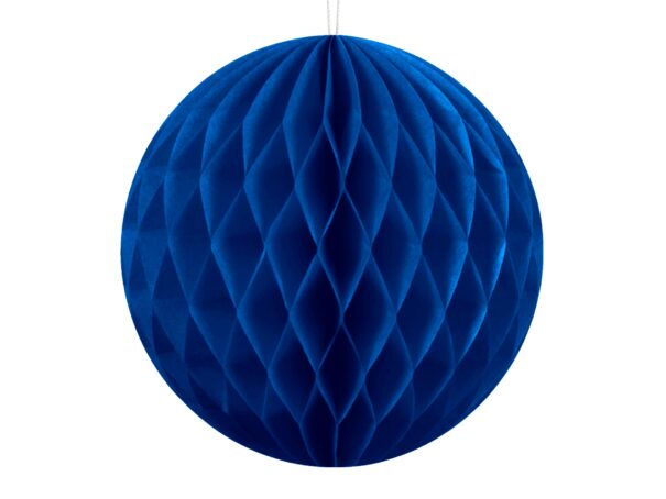 Honeycomb Ball - Marineblå - 20 cm.
