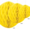 Honeycomb Ball - Gul - 20 cm. - Image 2