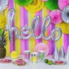 Honeycomb Ball - Gul - 20 cm. - Image 3