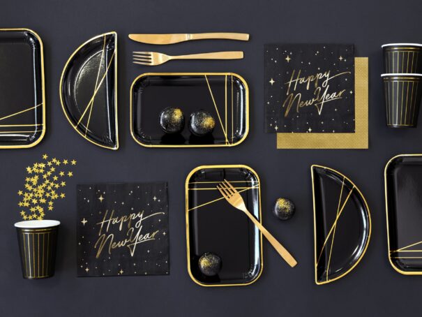 Kopper - Sort/Guld - 6 Stk. - Image 5