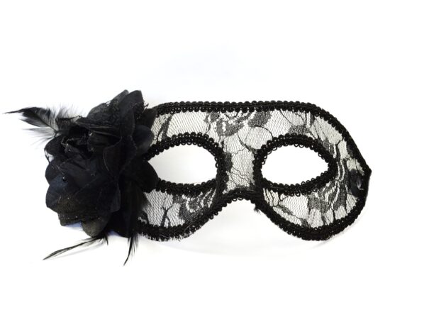 Maske - Sort Med Blonde