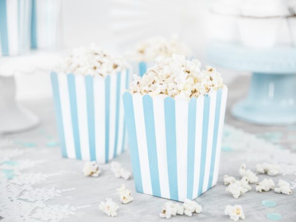 Popcorn Bæger - Blå - 6 Stk. - Image 9