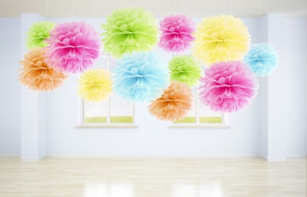 Pompom - Pink - 25 cm. - Image 3