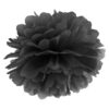 Pompom - Sort - 25 cm.