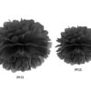 Pompom - Sort - 25 cm. - Image 2