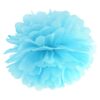 Pompom - Himmelblå - 25 cm.