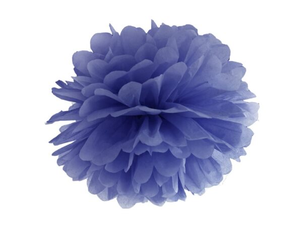 Pompom - Marineblå - 25 cm.