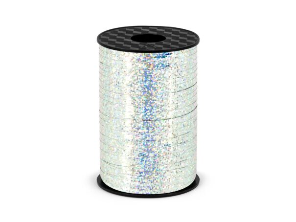 Gavebånd - Sølvglitter - 225 mtr.