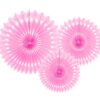 Vifter - Lys Pink - 20-25-30 cm. 3 stk.