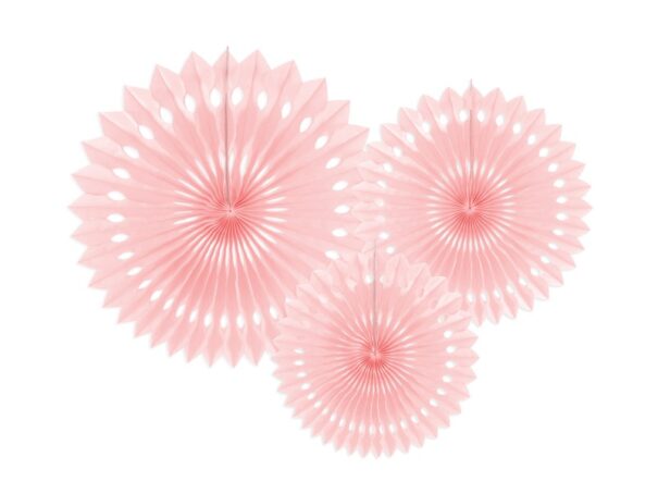 Vifter - Lys Pink - 3 stk.