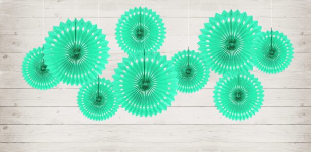 Vifter - Mint Grøn - 20-25-30 cm. 3/pk. - Image 2