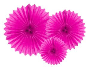 Vifter - Mørk Pink - 3 stk.