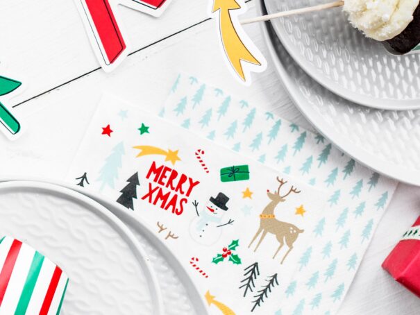 Servietter - Merry Xmas - 20 Stk.