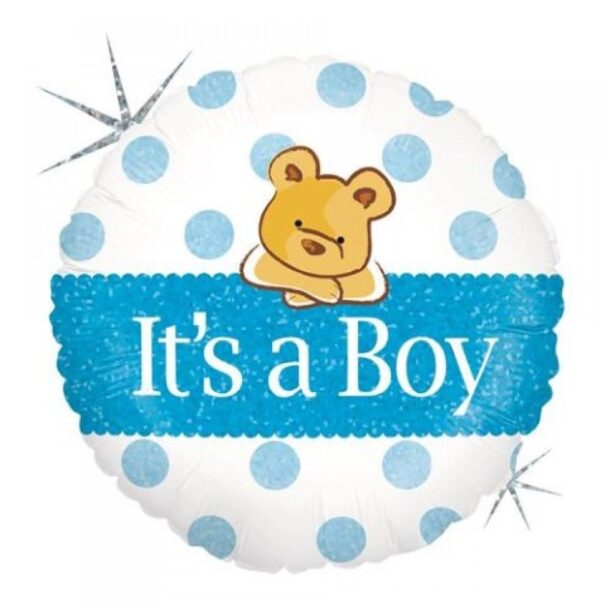 Ballon - Folie - It's a boy - Blå