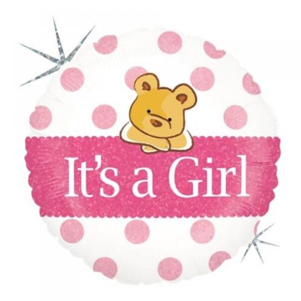 Ballon - Folie - It's a girl - Pink