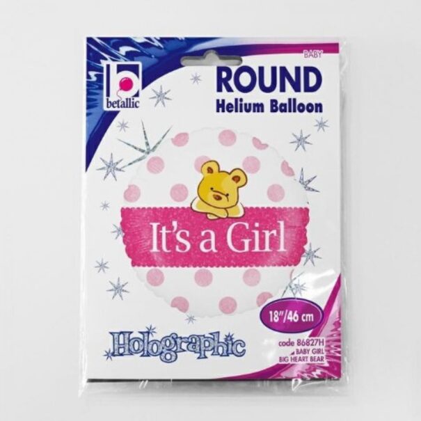 Ballon - Folie - It's a girl - Pink - Image 2