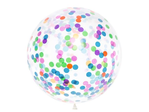 Ballon - Konfetti - 100 cm. - Image 2