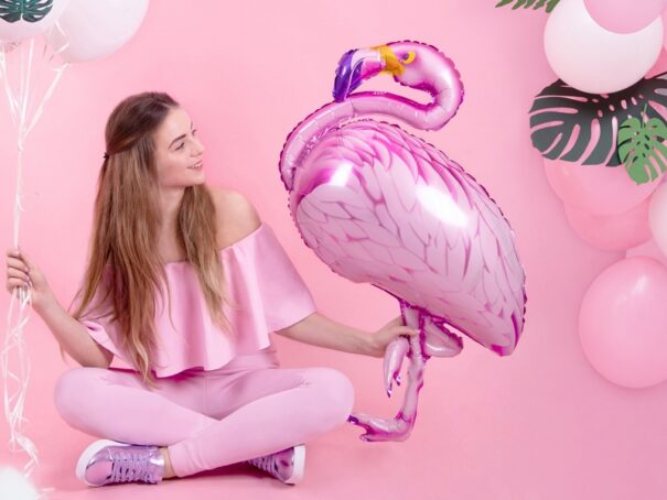 Ballon - Folie - Flamingo - 70 x 95 cm