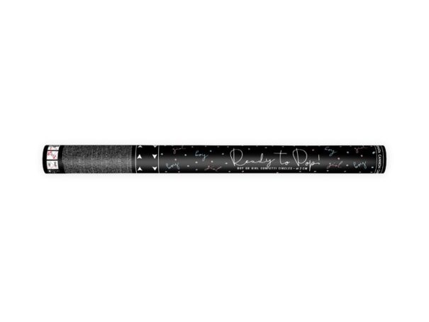 Konfettirør - Blå - 60 cm. - Image 2