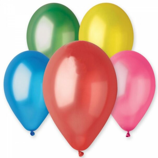 Ballon - Metal - 28 cm - 5 Stk.