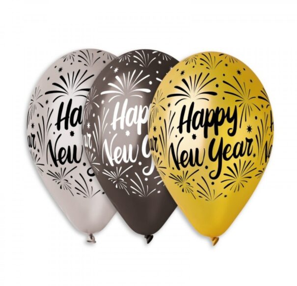Ballon - Happy New Year - 3 Stk.