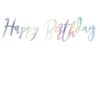 Banner - Happy Birthday - Narhval Iriserende - Image 2