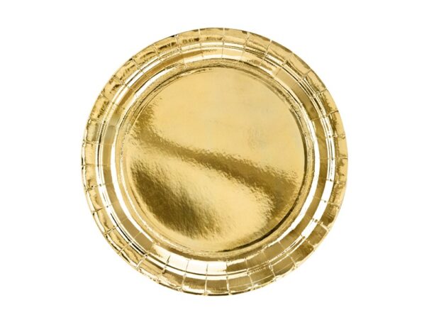 Tallerkner - Guld - 6 Stk. - Image 2