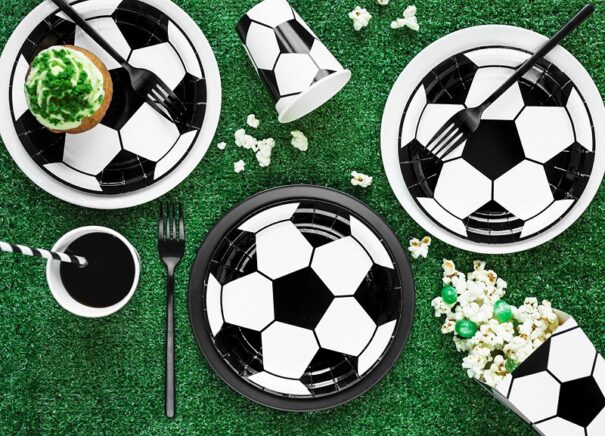 Tallerkner - Fodbold - 6 Stk.