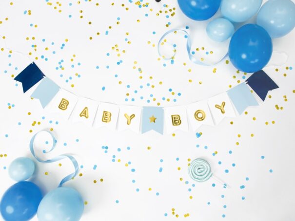 Banner - Baby Boy - Blå
