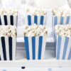 Popcorn Bæger - Blå - 6 Stk.