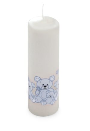 Bloklys - Bamse Blå - 5 x 12 cm