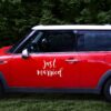 Klistermærke - Just Married - Hvid - Image 3