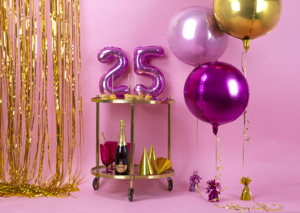 Ballon - Folie - 5 - Pink - Image 2
