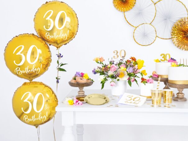Ballon - Folie - Guld - 30 år - Image 4