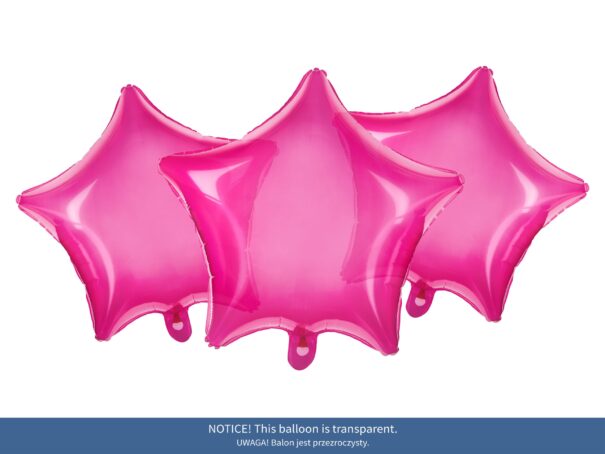 Ballon - Folie - Stjerne - Pink - Image 2