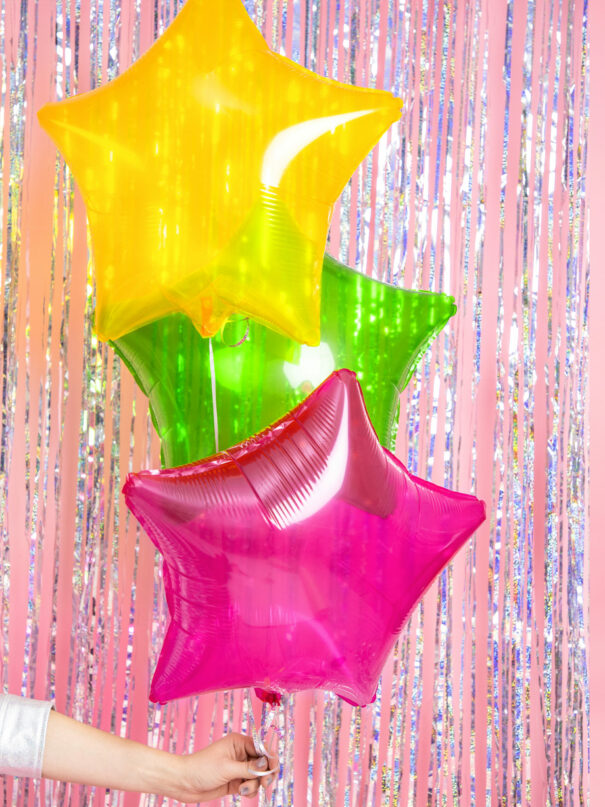 Ballon - Folie - Stjerne - Pink - Image 3