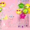 Ballon - Folie - Stjerne - Pink - Image 5
