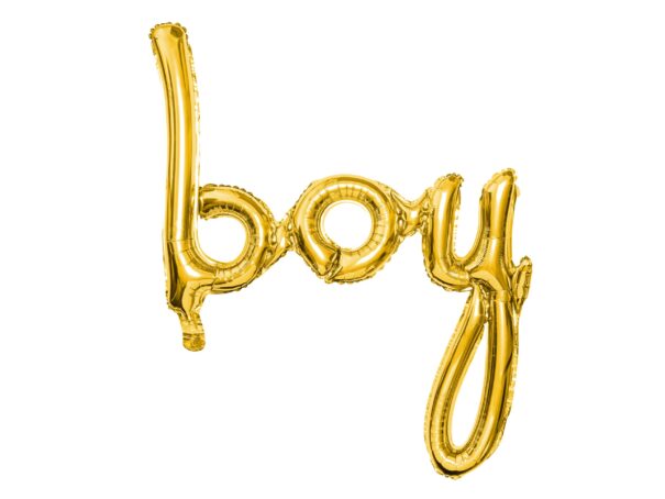 Ballon - Folie - Boy - Guld