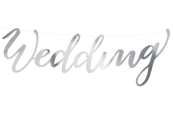 Banner - Wedding - Sølv