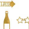 Foto Rekvisitter - Guld - 8 Stk. - Image 4