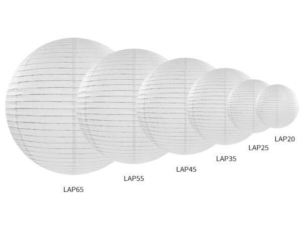 Rislampe - Hvid - 25 cm. - Image 2