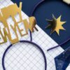 Hårbøjle - Happy New Year - Guld - Image 3
