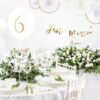 Ballon - Just Married - Hvid/Guld -  5 Stk. - Image 2