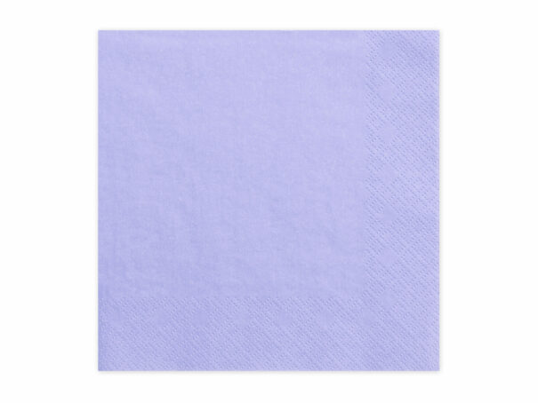 Servietter - Lilla - 33 x 33